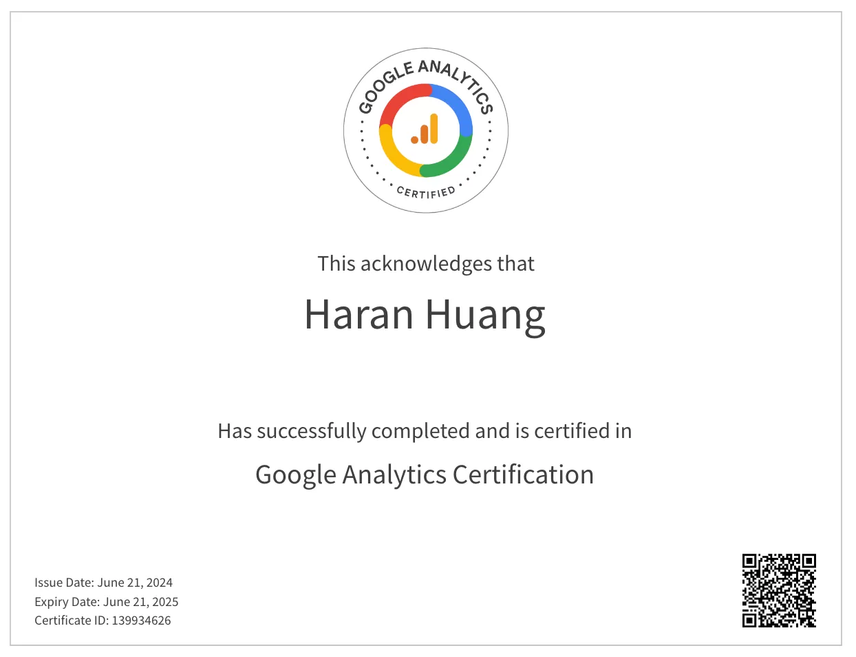 Google Analytics 4 官方認證和最新考古题解析(70題) Google Analytics 4 官方認證和最新考古题解析(70題)