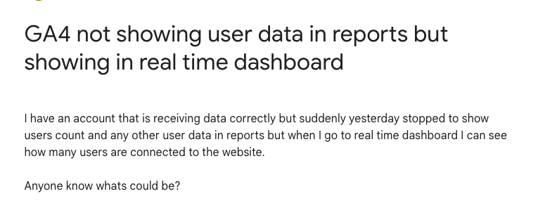 Google Analytics 4 裡的資料延遲有多嚴重？