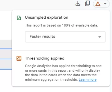 GA4 資料閾值(Data Thresholds)是什麼? GA4 資料閾值(Data Thresholds)是什麼?
