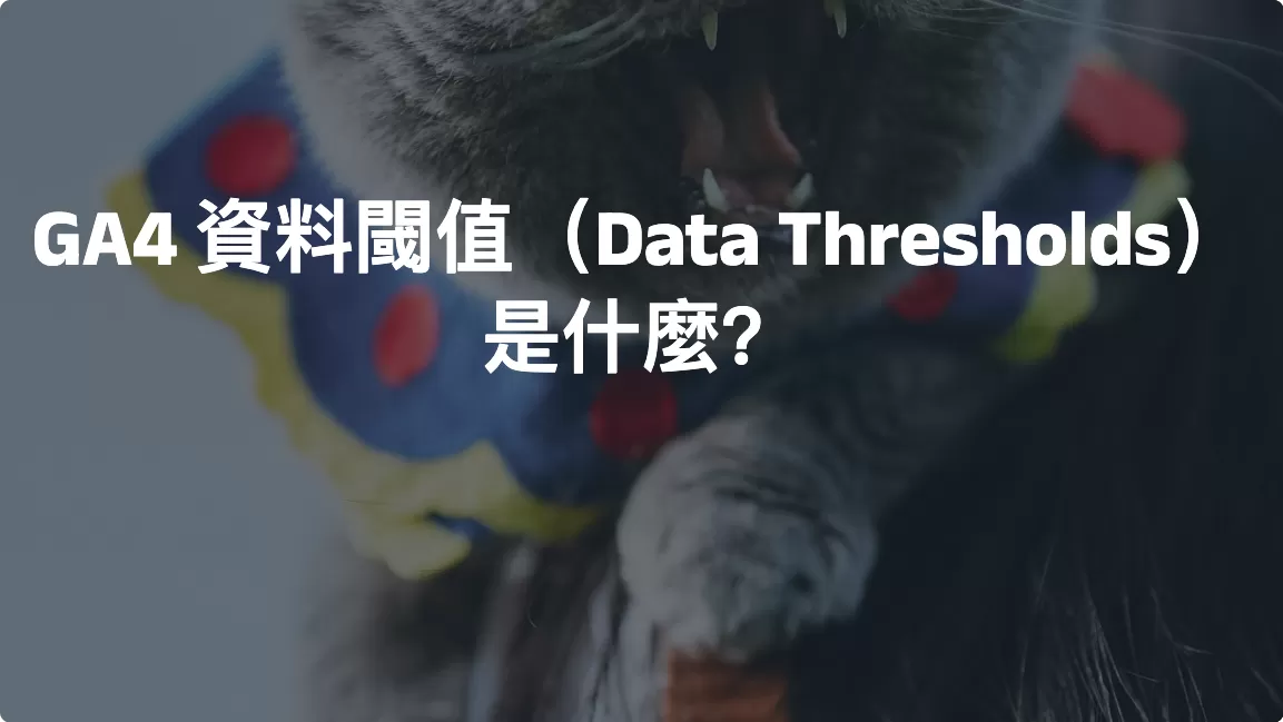 GA4 資料閾值（Data Thresholds）是什麼？