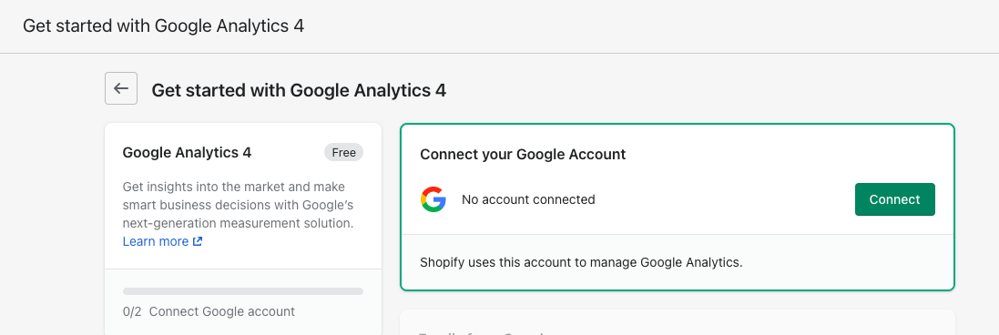 如何在Shopify上安裝Google Analytics 4（2023）