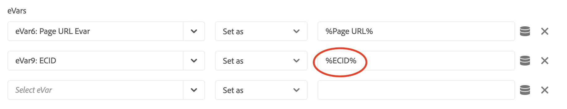 Adobe Analytics中將ECID設定為eVar(客戶端 & 伺服器端) Adobe Analytics中將ECID設定為eVar(客戶端 & 伺服器端)
