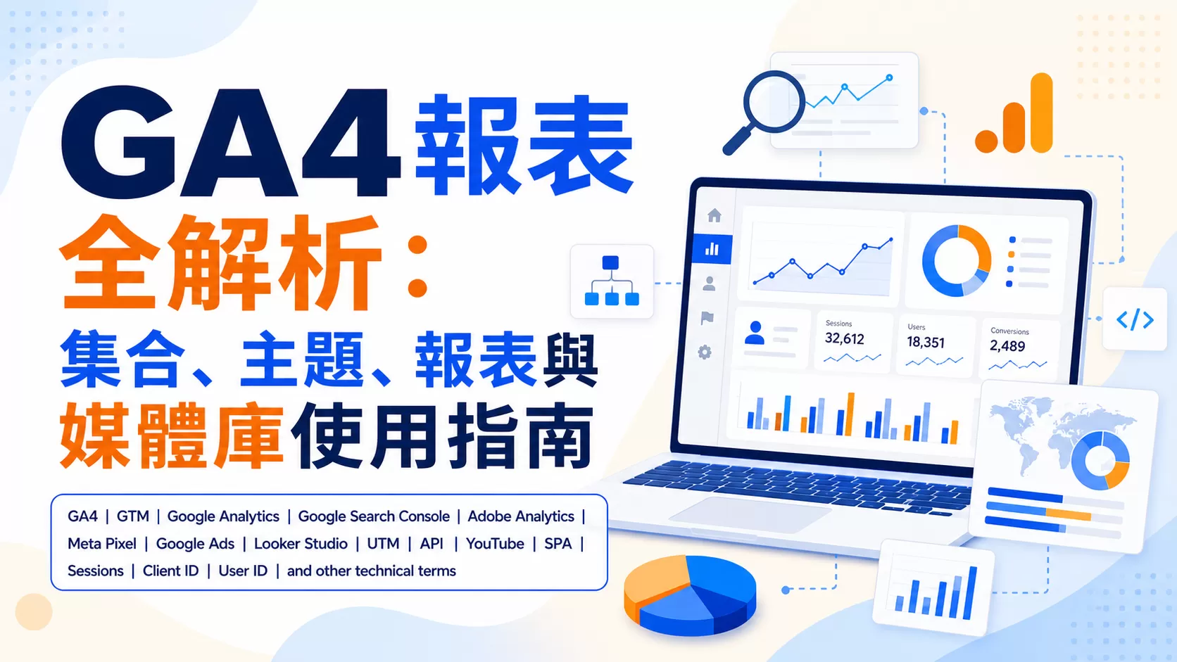 GA4 報表全解析：集合、主題、報表與媒體庫使用指南